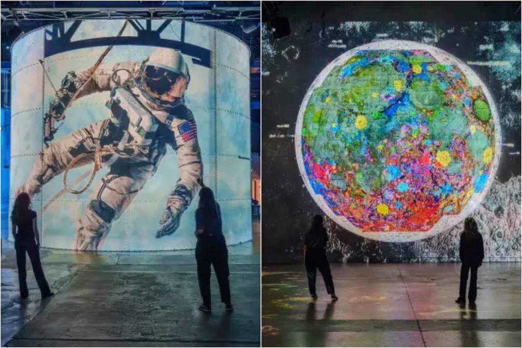 destination lune atelier des lumières exhibition