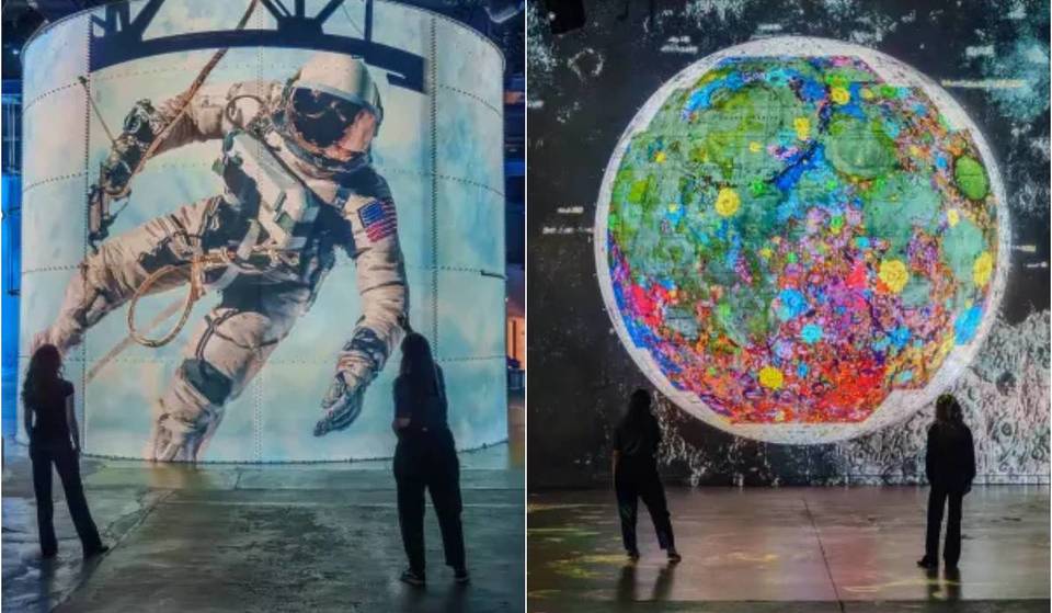 Alerte pépite culturelle : on a testé pour vous l’expérience la plus lunaire de Paris à l&rsquo;Atelier des Lumières et son bar interstellaire