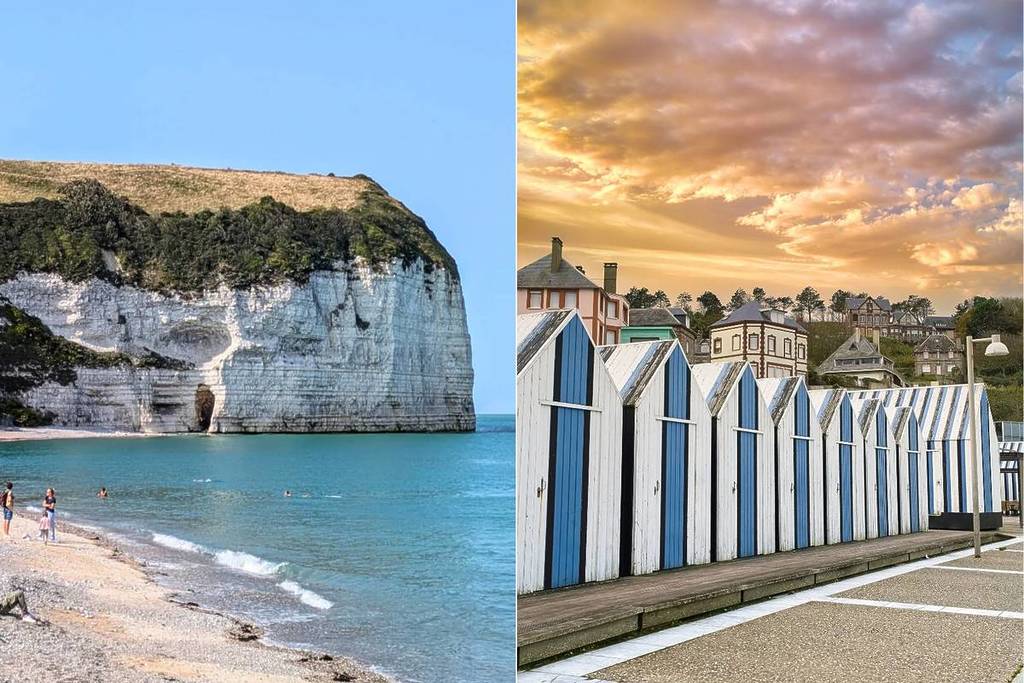 Yport, een vissersdorp in Normandië, minder populair dan Étretat