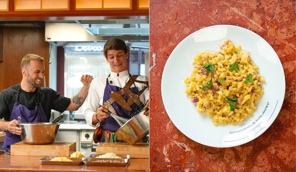 Squeezie und Eloy Spinnler schließen sich zusammen, um ein herzerwärmendes und solidarisches Gericht für den Herbst zu kreieren.