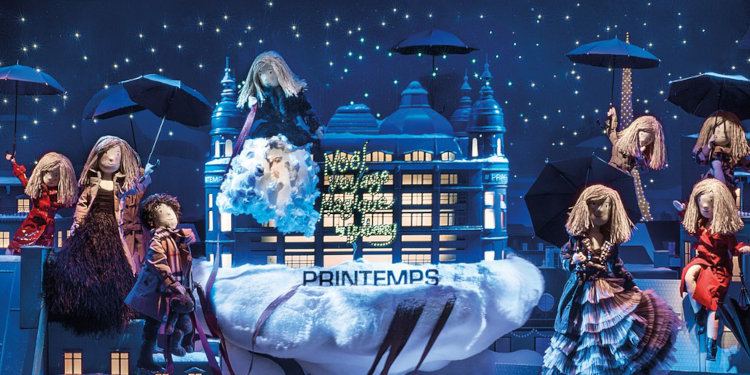 quand les dates vitrines de Noël 2025 à Paris