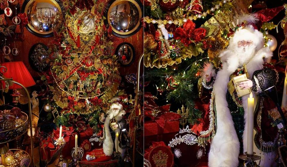 En París, esta boutique barroca escondida se transforma cada invierno en un escenario navideño de cuento de hadas digno de El Cascanueces, con decoraciones poco comunes y telones de fondo impresionantes.