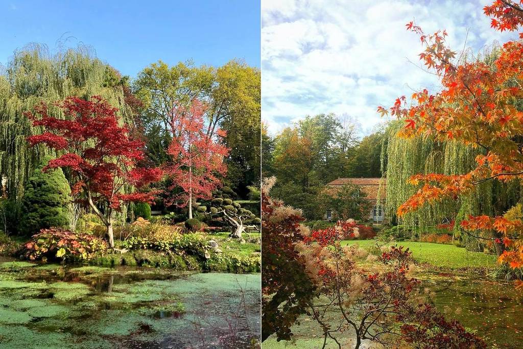 @domainedecourances versteckter japanischer Garten Paris