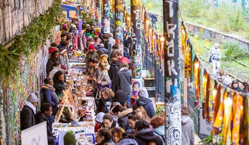 This brilliant 18th arrondissement spot, nestled on a former railroad line, is transformed for the festive season with 3 designer markets