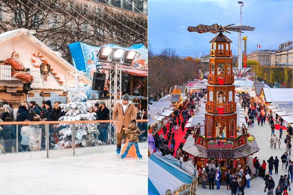 Der Zauber von Weihnachten in den Tuilerien Weihnachtsmarkt Paris