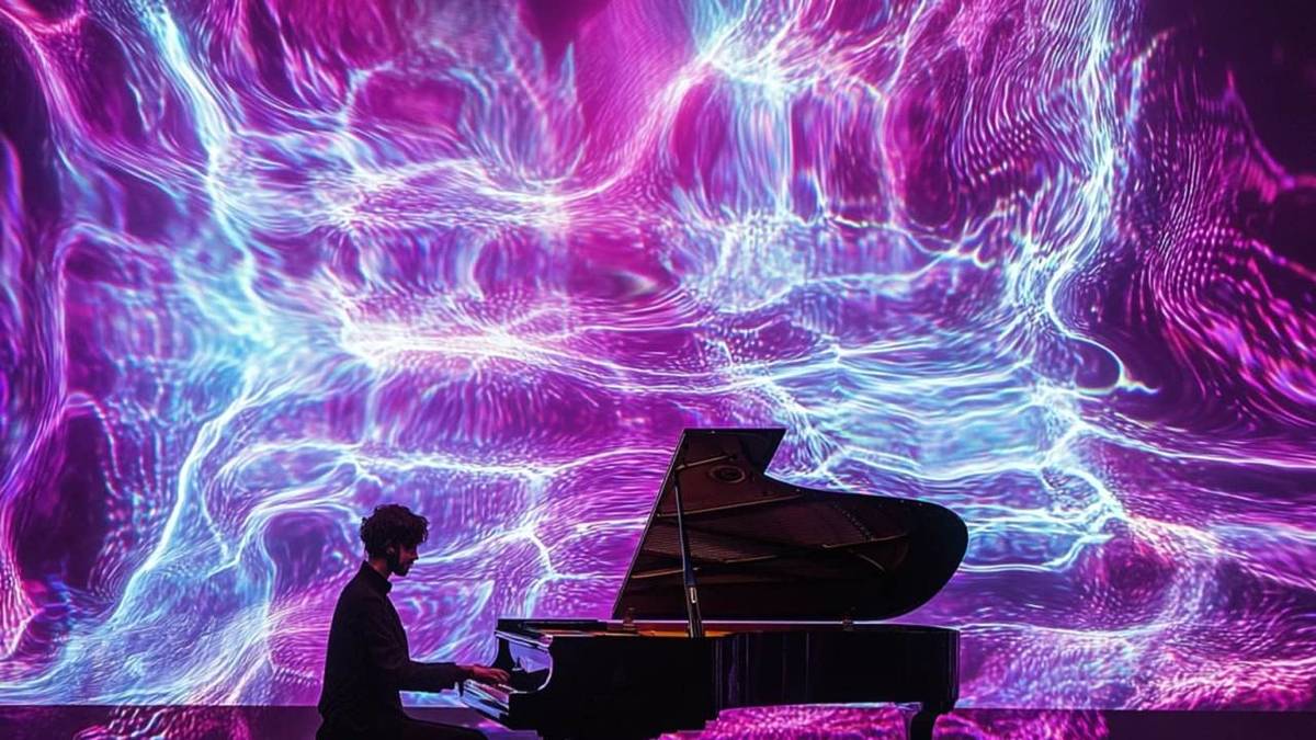Test Visual Concert The Visual Concert Paris: ondas cerebrales, proyección y música en directo