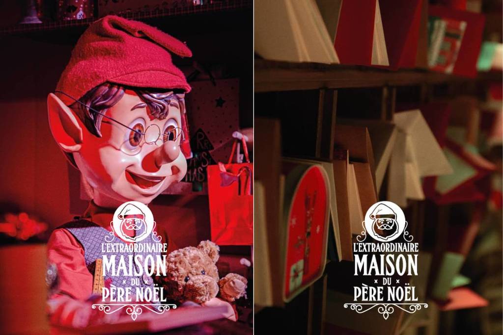la plus grande maison du Père Noël d'Europe est à Paris