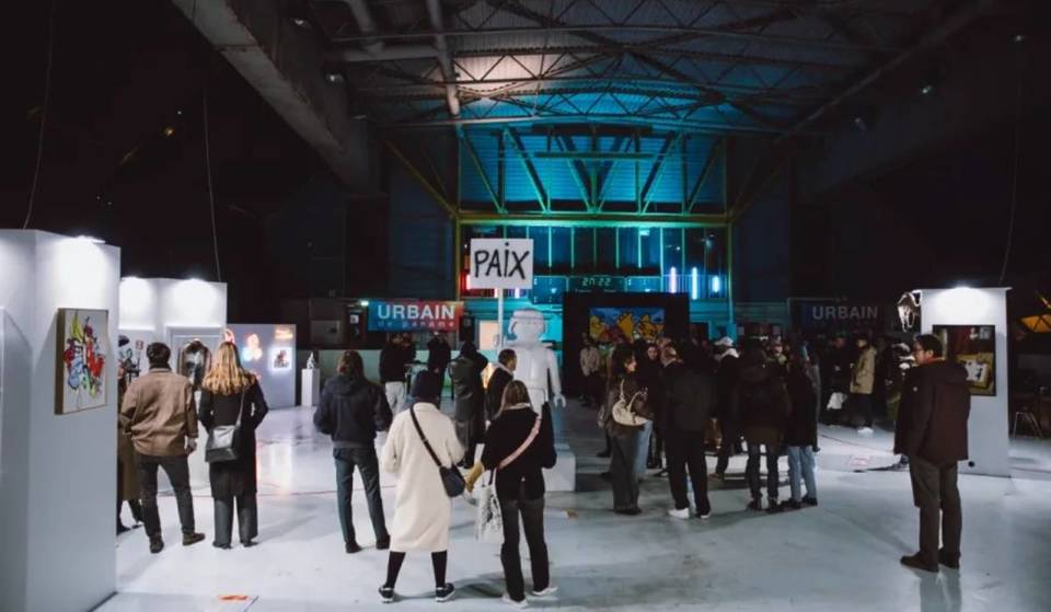 Street art works by more than 60 artists, including giants such as Banksy, OBEY, Invader, JR, and Kaws, have taken over a disused ice rink on the outskirts of Paris for the Urbain de Paname II festival.