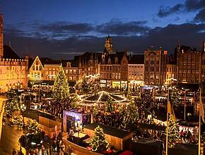 Cette « Venise du Nord » accessible en train depuis Paris se transforme pour Noël &#8211; avec deux marchés et un parcours lumineux de 3,5 km