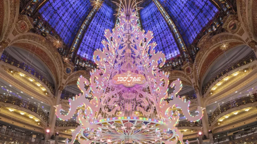 les plus beaux sapins de Noël des Galeries Lafayette