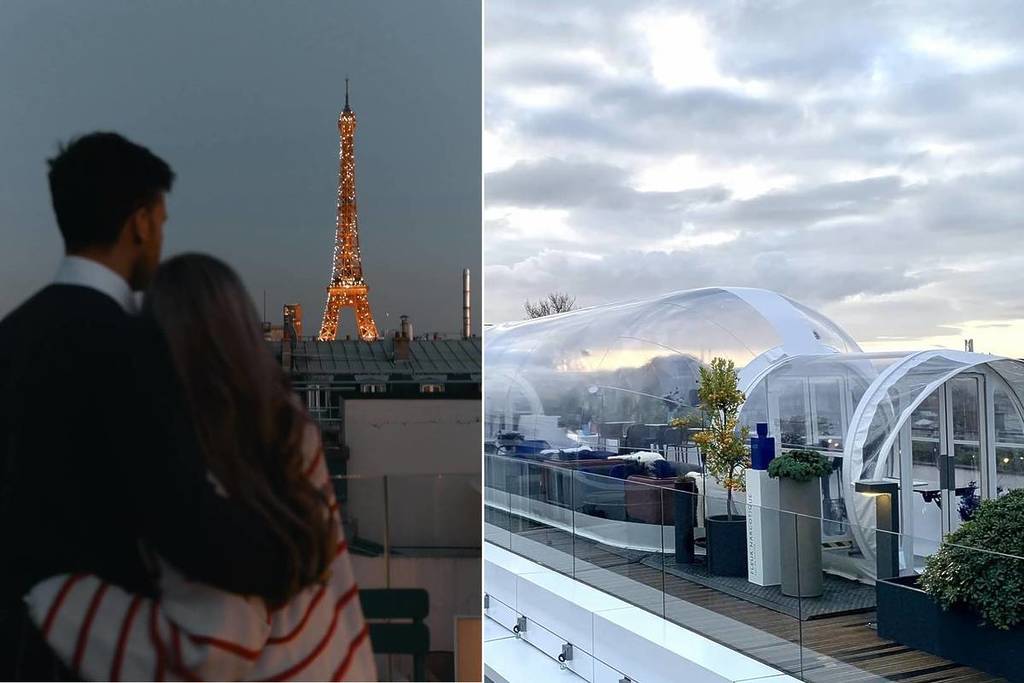This ultra-confidential rooftop in the 16th arrondissement hides a heated bubble with a view of the Eiffel Tower… and could well become THE must-see spot this autumn…