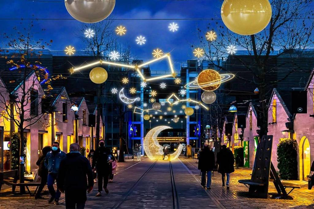 gratis lichtroute Parijs @bercyvillage