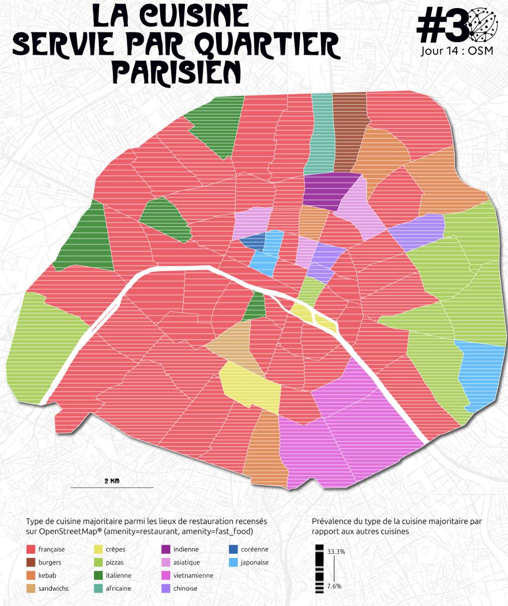 carte paris culinaire