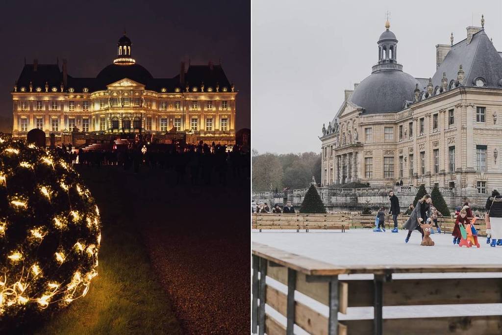 @vauxlevicomte patinoire cachée Paris