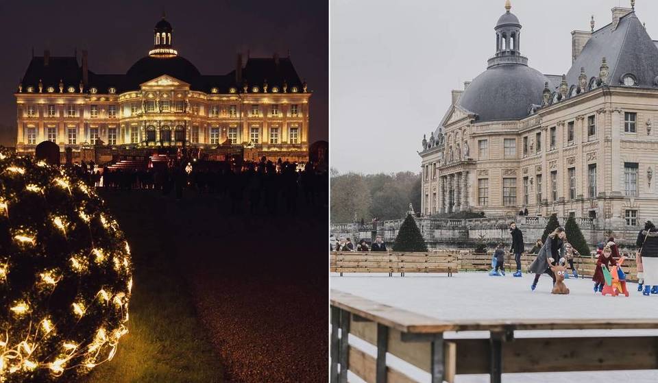 Vergeet het Palais des Glaces: deze ijsbaan, verborgen in een magische omgeving met een verlicht kasteel, is een van de mooiste in de regio Parijs&#8230; maar hij is maar een paar dagen open!