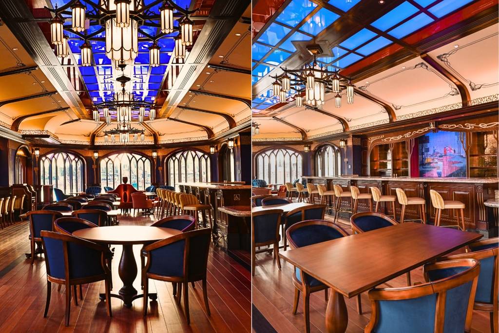 Le premier bar à l'intérieur de Disneyland Paris The Regal View Lounge