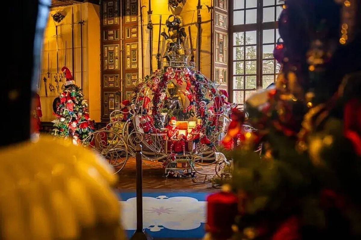 sapin noël château