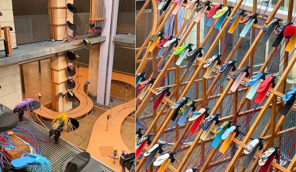 Wenn der Flip-Flop zum Musikinstrument wird: Entdecken Sie diese kostenlose und völlig ungewöhnliche Klanginstallation in Paris