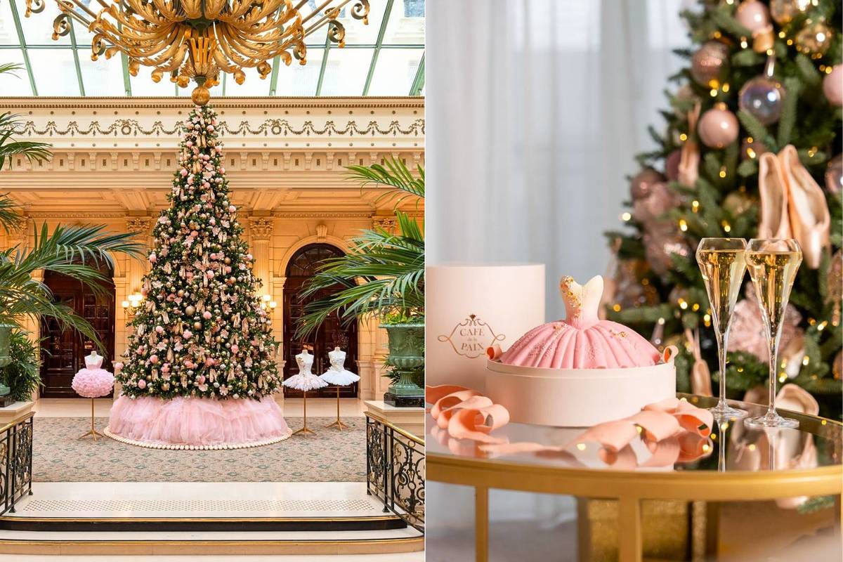 This giant Christmas tree, nearly 7m high, is the most beautiful