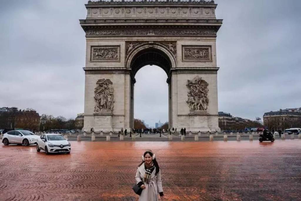 place de l'Étoile orange