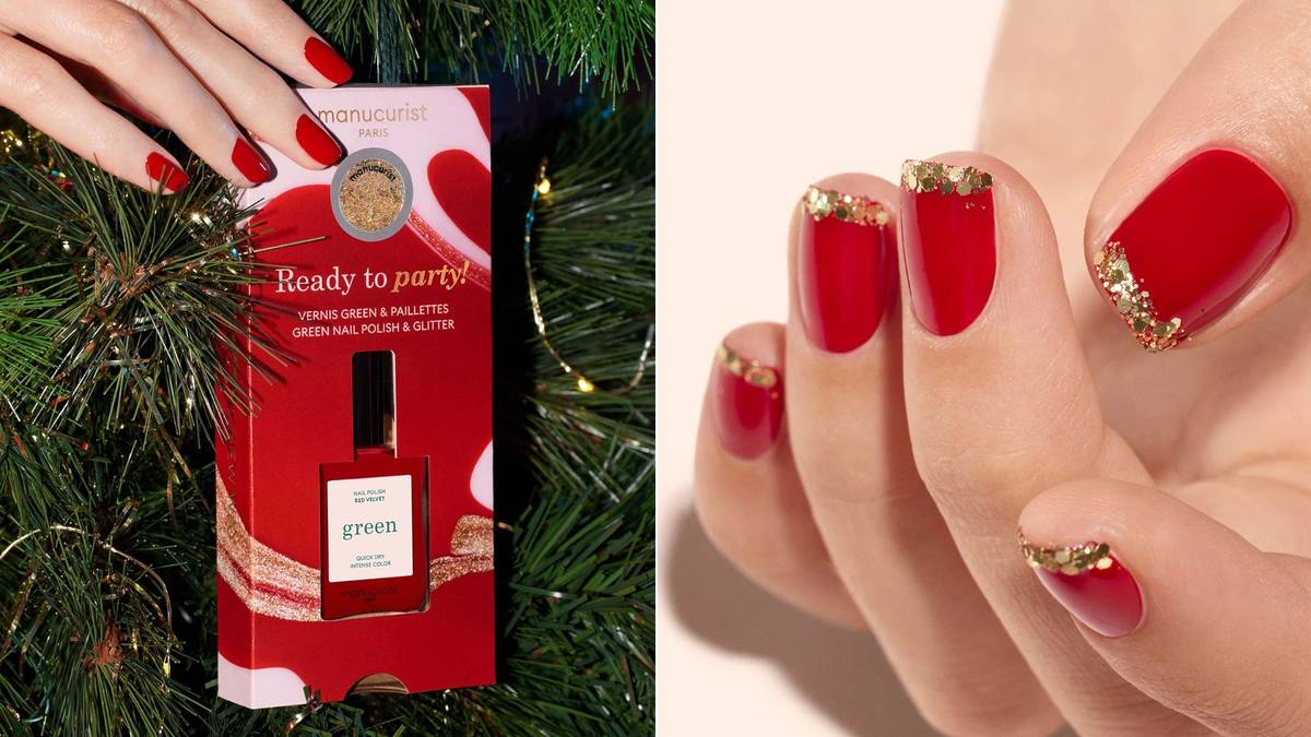 Duo ready to party nail art Manucurist