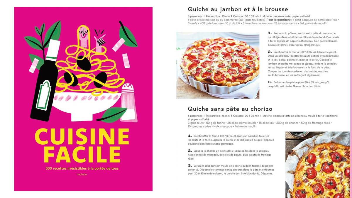 Livre de cuisine facile Hachette