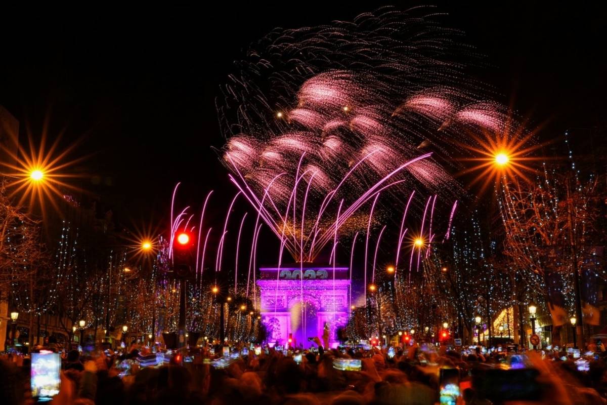 feu d'artifice nouvel an