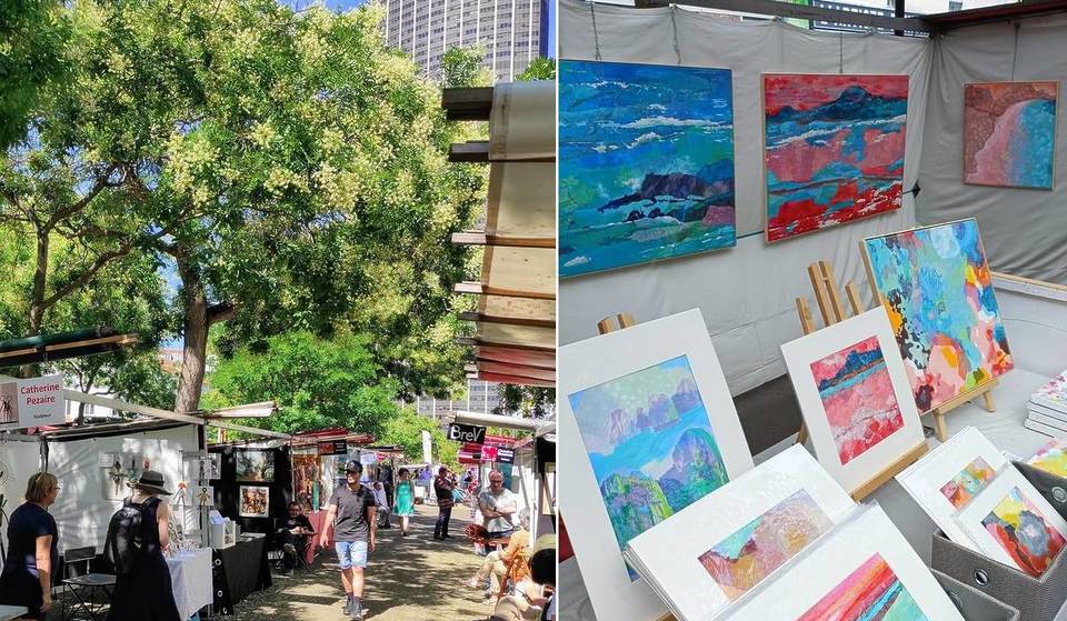 Al meer dan 30 jaar verandert deze Parijse markt elke zondag in een echte openluchtkunstgalerie (en nee, dat is niet in Montmartre).