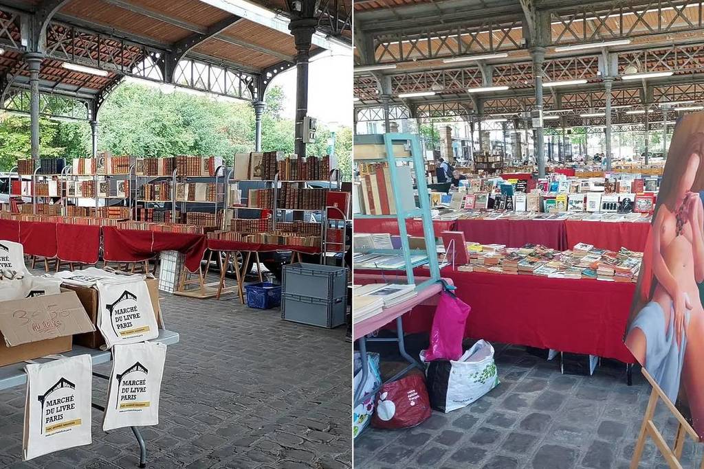 marché du livre Paris