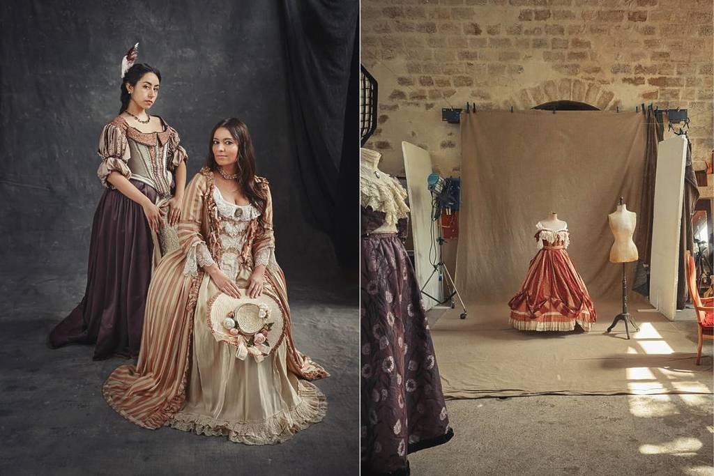 Un jour dans le temps studio photo costumes d'époque paris 12