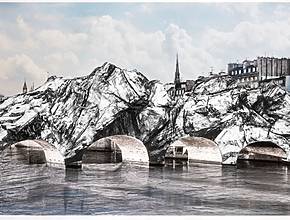 Paris’ oldest bridge transformed into a giant “cavern”: former Daft Punk member joins JR’s crazy project