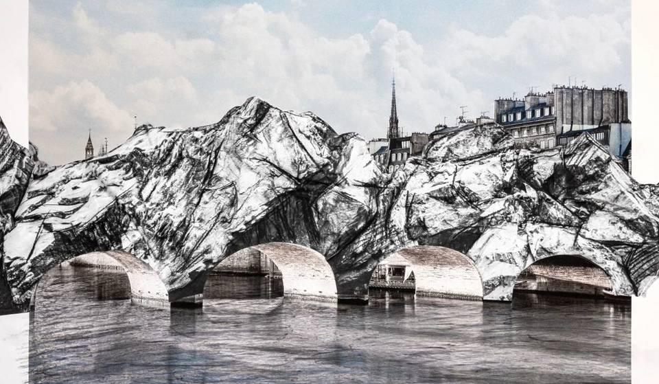 Die älteste Brücke von Paris wird zu einer riesigen „Höhle”: ein ehemaliges Mitglied von Daft Punk schließt sich dem verrückten Projekt von JR an