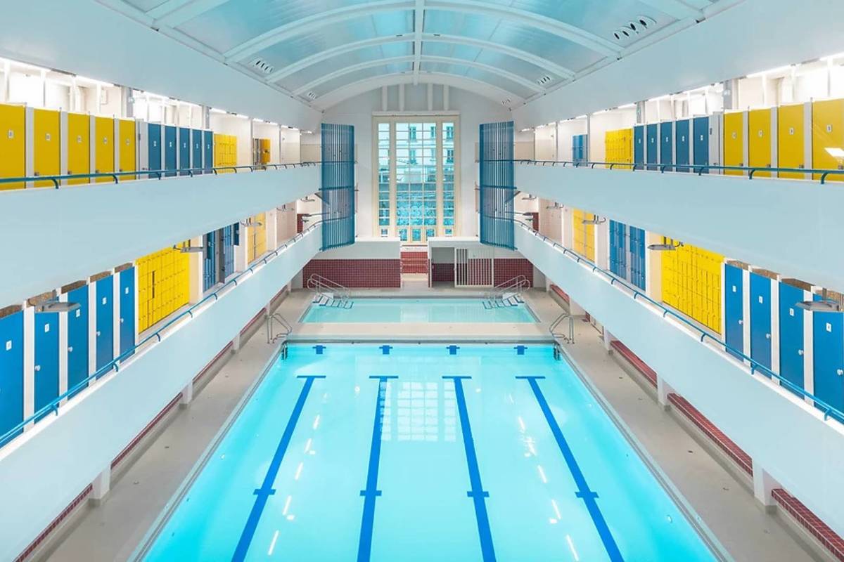 First Indoor Pools Over 140 years old, the oldest swimming pool in Paris has just reopened ...