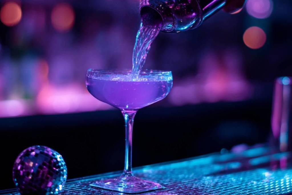 une personne en train de préparer un cocktail