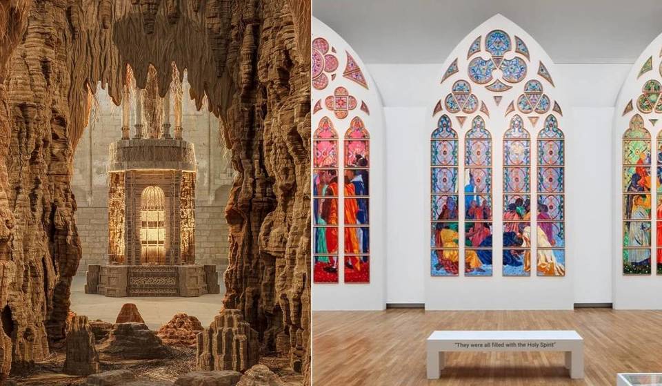En el Grand Palais de París, estas exposiciones inmersivas revelan las futuras vidrieras de Notre-Dame y obras XXL hechas de strass y cartón… y, sin embargo, pasan casi desapercibidas cuando están a punto de terminar.