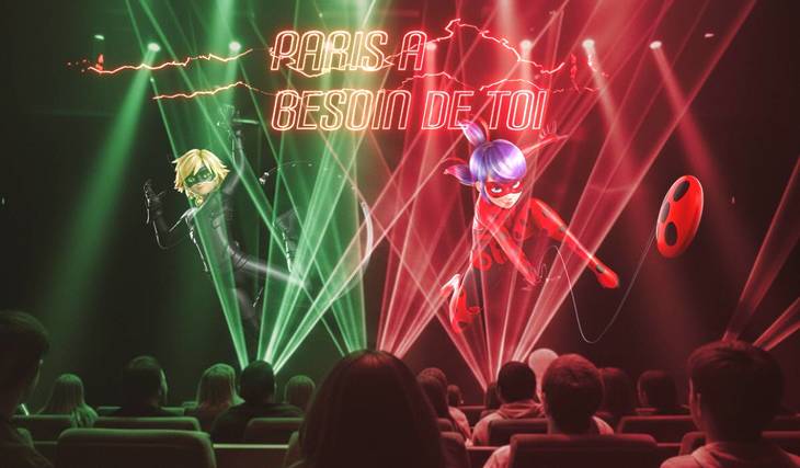 Como Ladybug y Chat Noir, conviértete en superhéroe con la Miraculous Experience en MOIR.