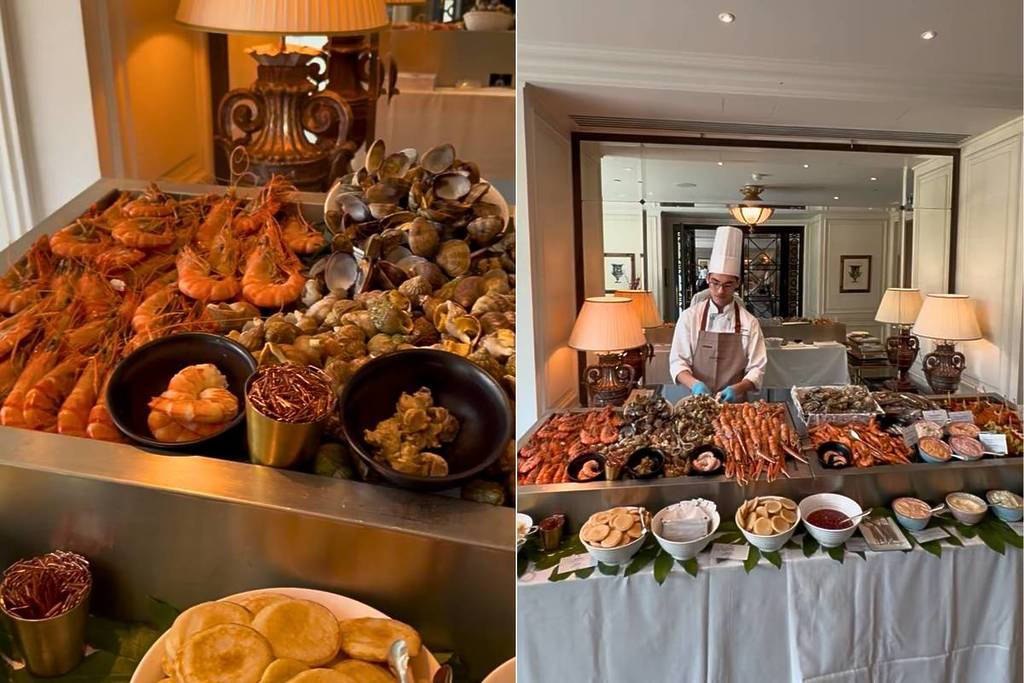 Brunch avec buffet de fruits de mer Paris