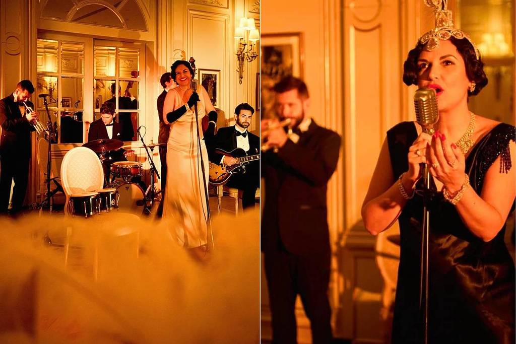 feestelijk diner-show Parijs jaren 20