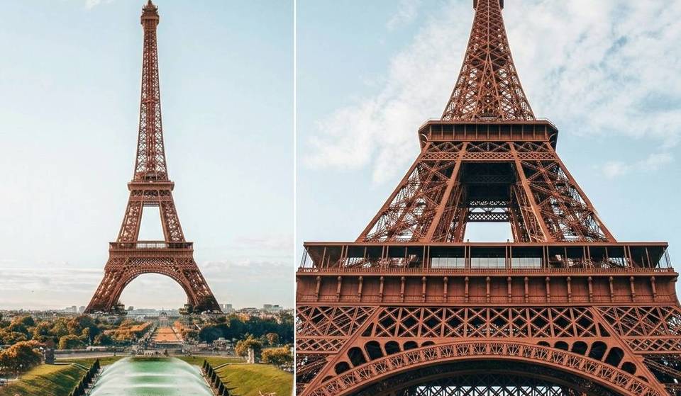 Voor het eerst in meer dan 130 jaar wordt de Eiffeltoren vanaf april volledig opnieuw geschilderd in rood, de oorspronkelijke kleur