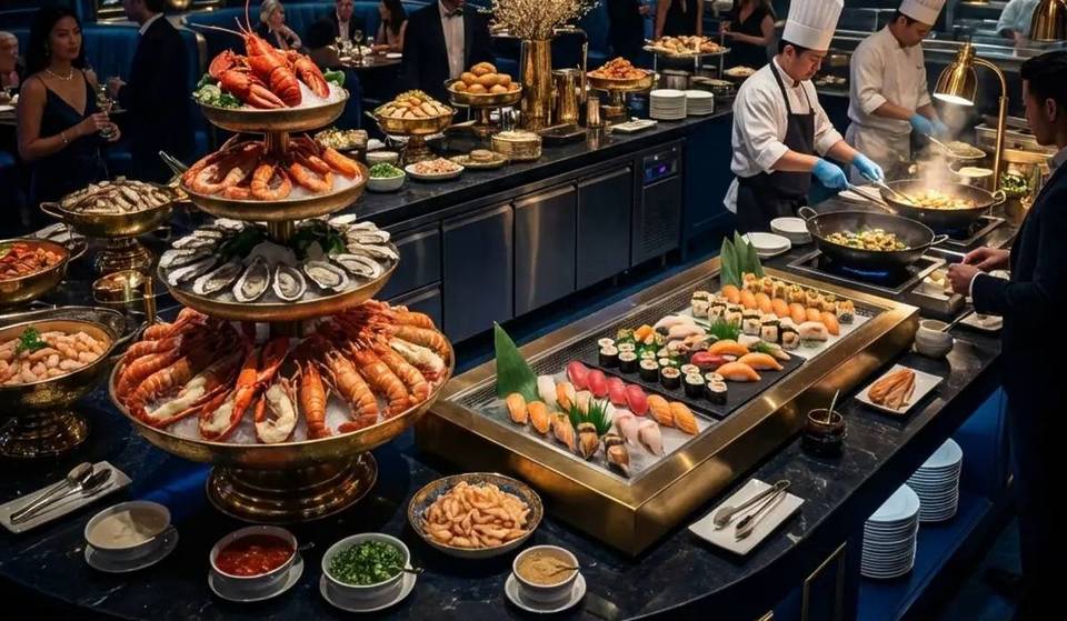 Just a few hours from Paris by train, this massive XXL all-you-can-eat buffet has just opened its doors… with a feast from around the world starting at €18.90