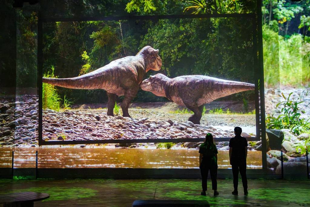 dinosauri mostra atelier des lumières