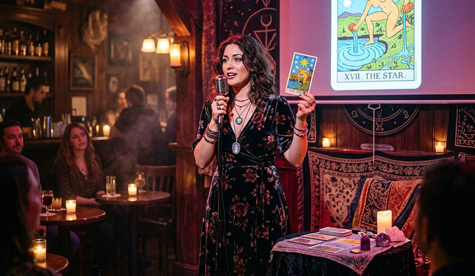 “A magnetic experience”: In Paris, a tarot master brings ancient symbols to life during a group session by candlelight