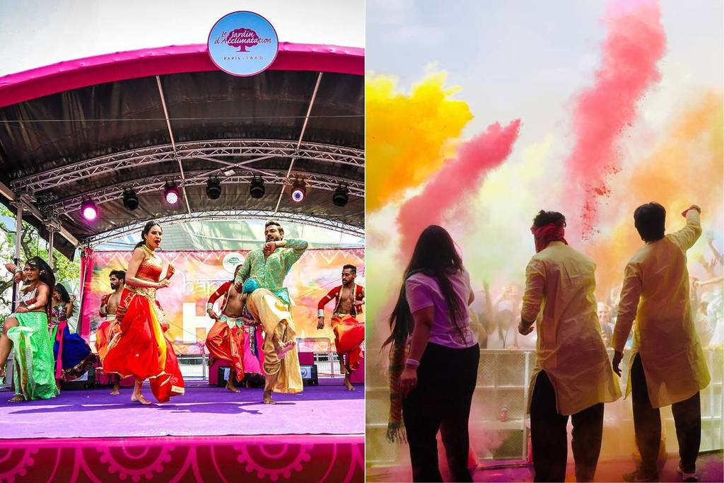 Holi, het kleurenfeest in de Jardin d'Acclimatation in Parijs, keert terug op 31 mei 2026
