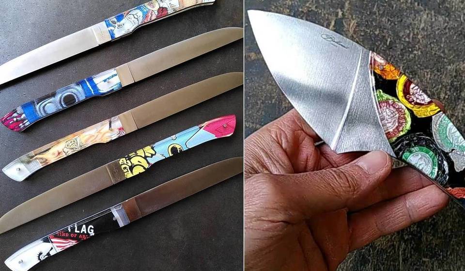 Escondido al fondo de un patio, uno de los últimos cuchilleros de París te enseña a fabricar y grabar tu propio cuchillo en 3 horas