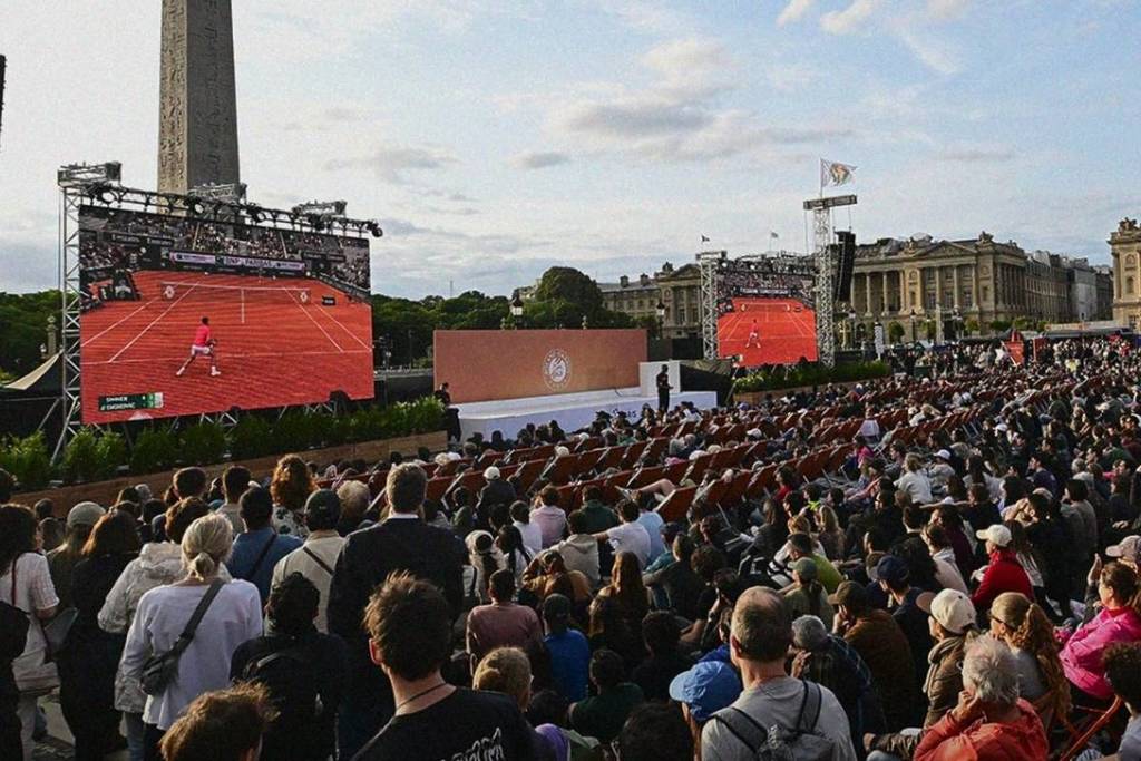 Roland Garros fan zone