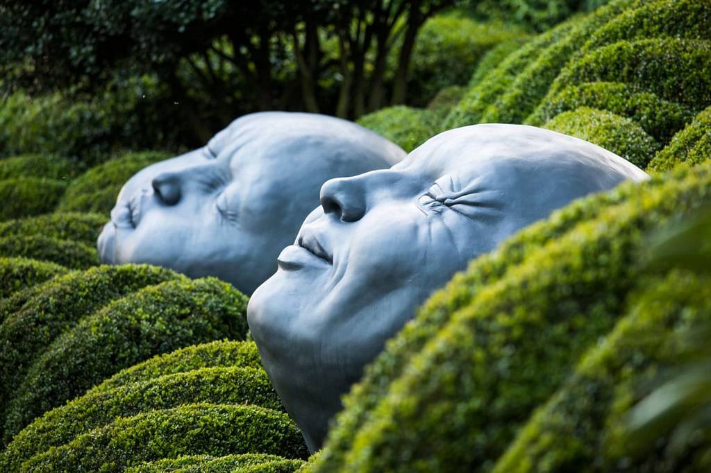 Étretat Garden, een experimentele tuin met "levende sculpturen"