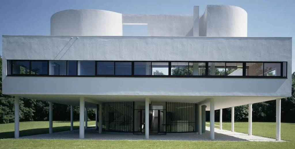 Vista exterior da Villa Savoye