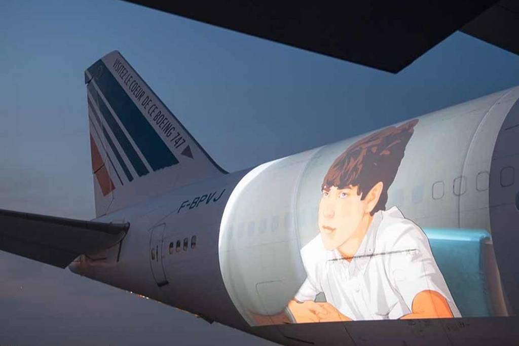 cine en avión