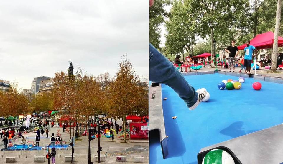Poca gente lo sabe, pero la ludoteca al aire libre más grande de Francia está en París… y puedes jugar allí gratis cada semana