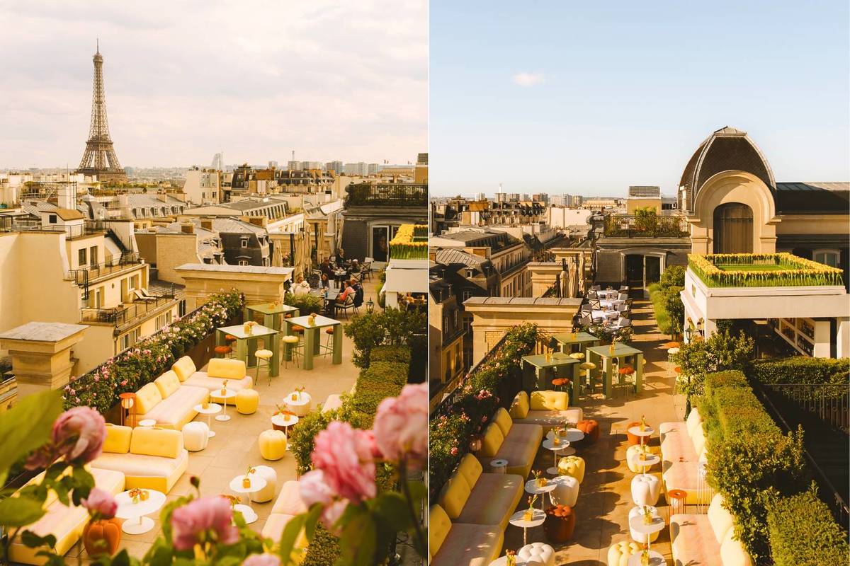 This dreamlike rooftop is undoubtedly the most beautiful rooftop in Paris